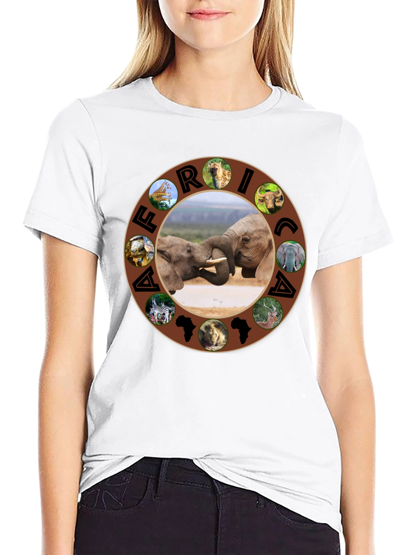 Africa Animals Graphic T-Shirt