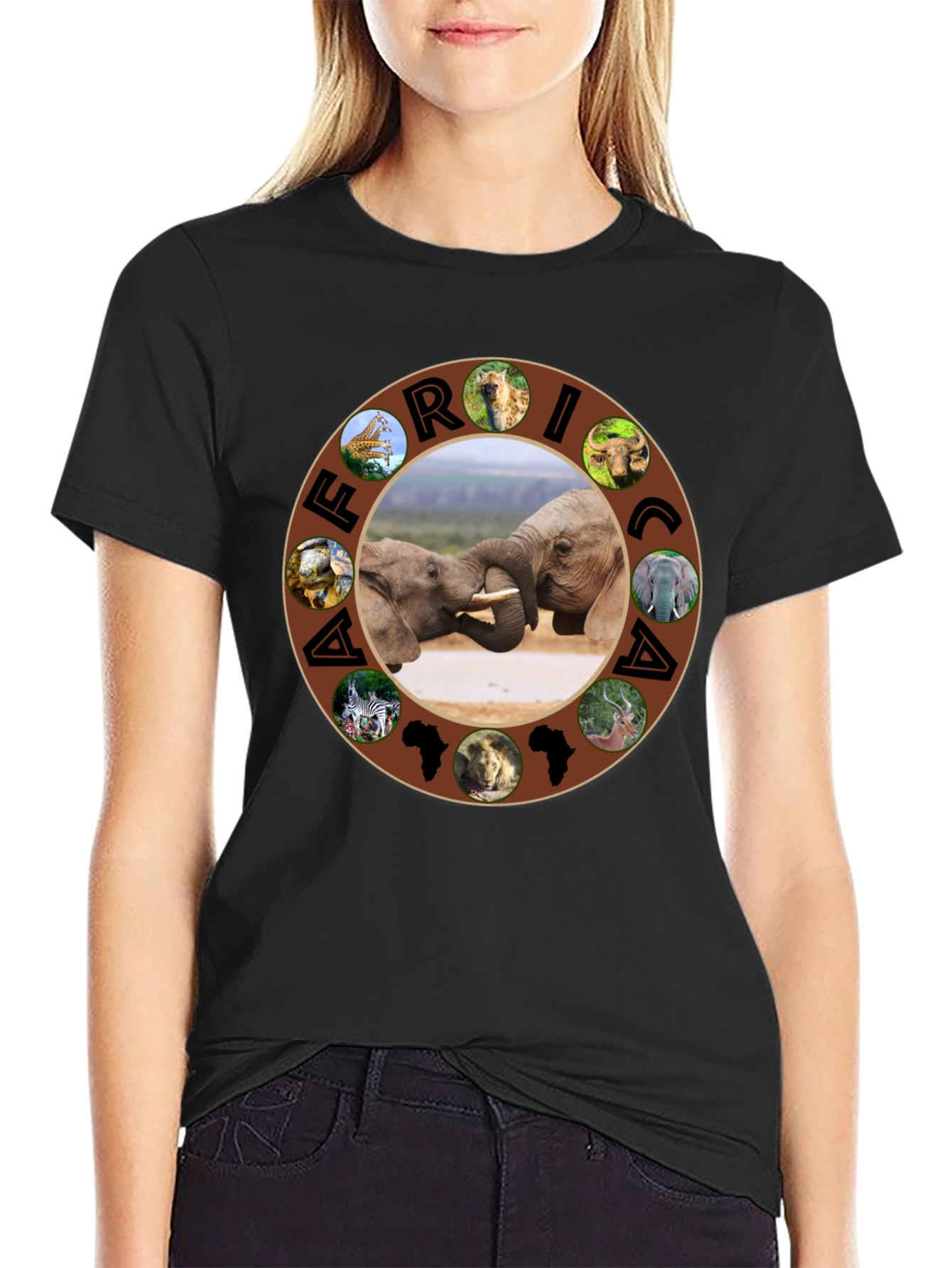Africa Animals Graphic T-Shirt