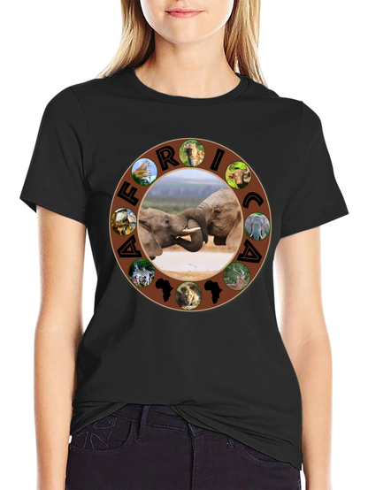 Africa Animals Graphic T-Shirt