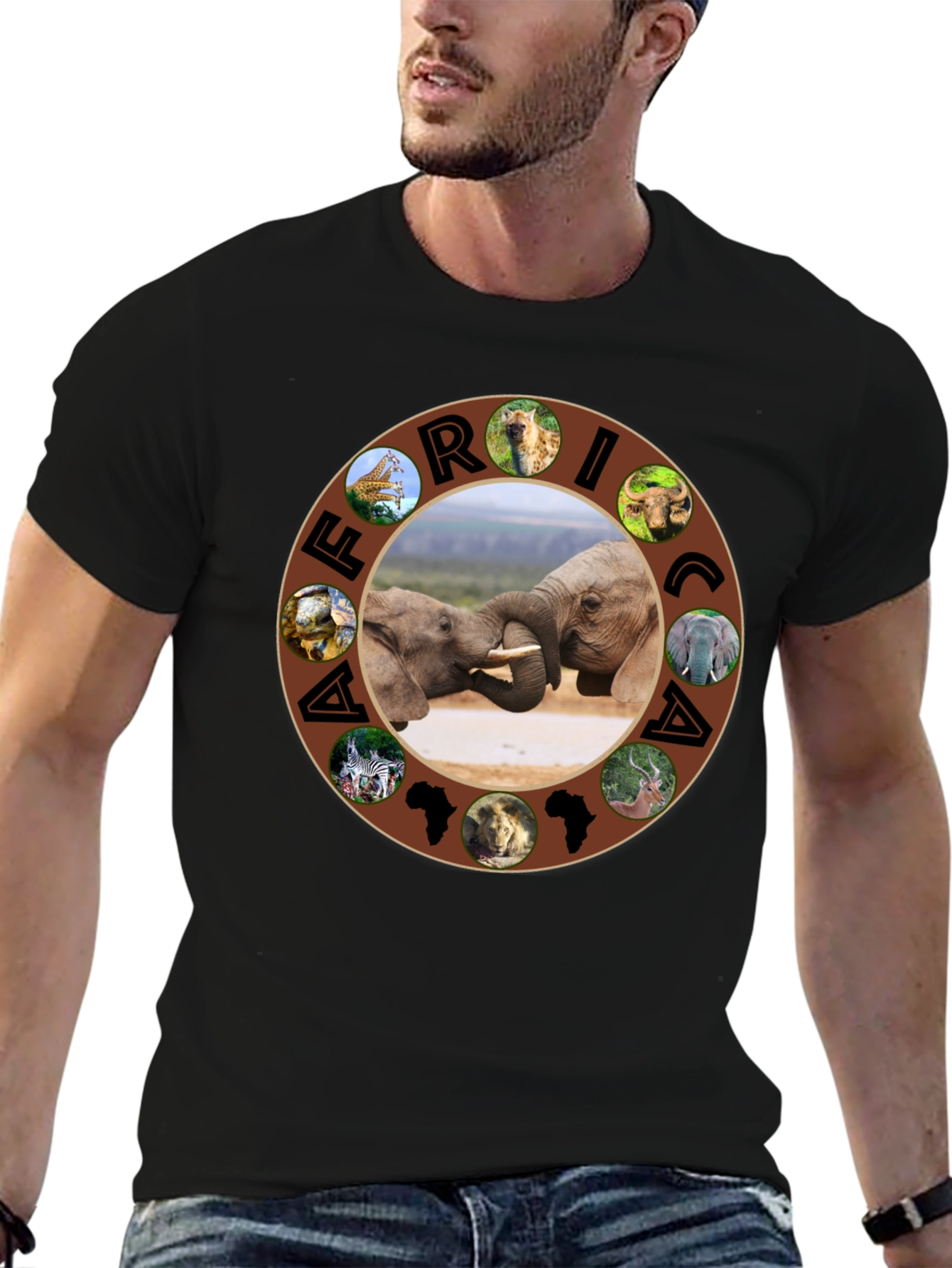 Africa Animals Graphic T-Shirt