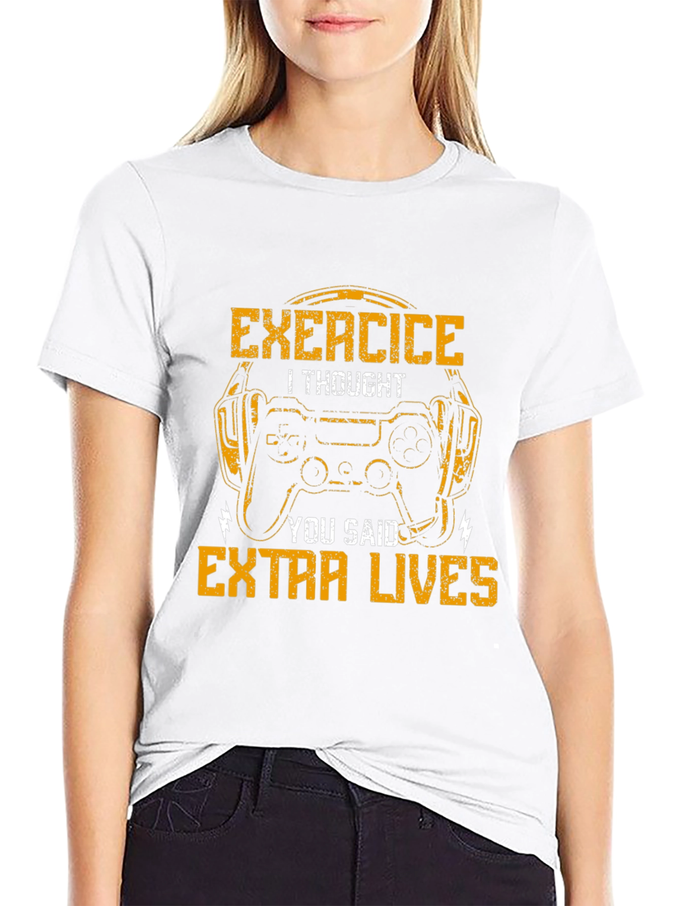 Exercise? I Thought You Said Extra Lives T-Shirt
