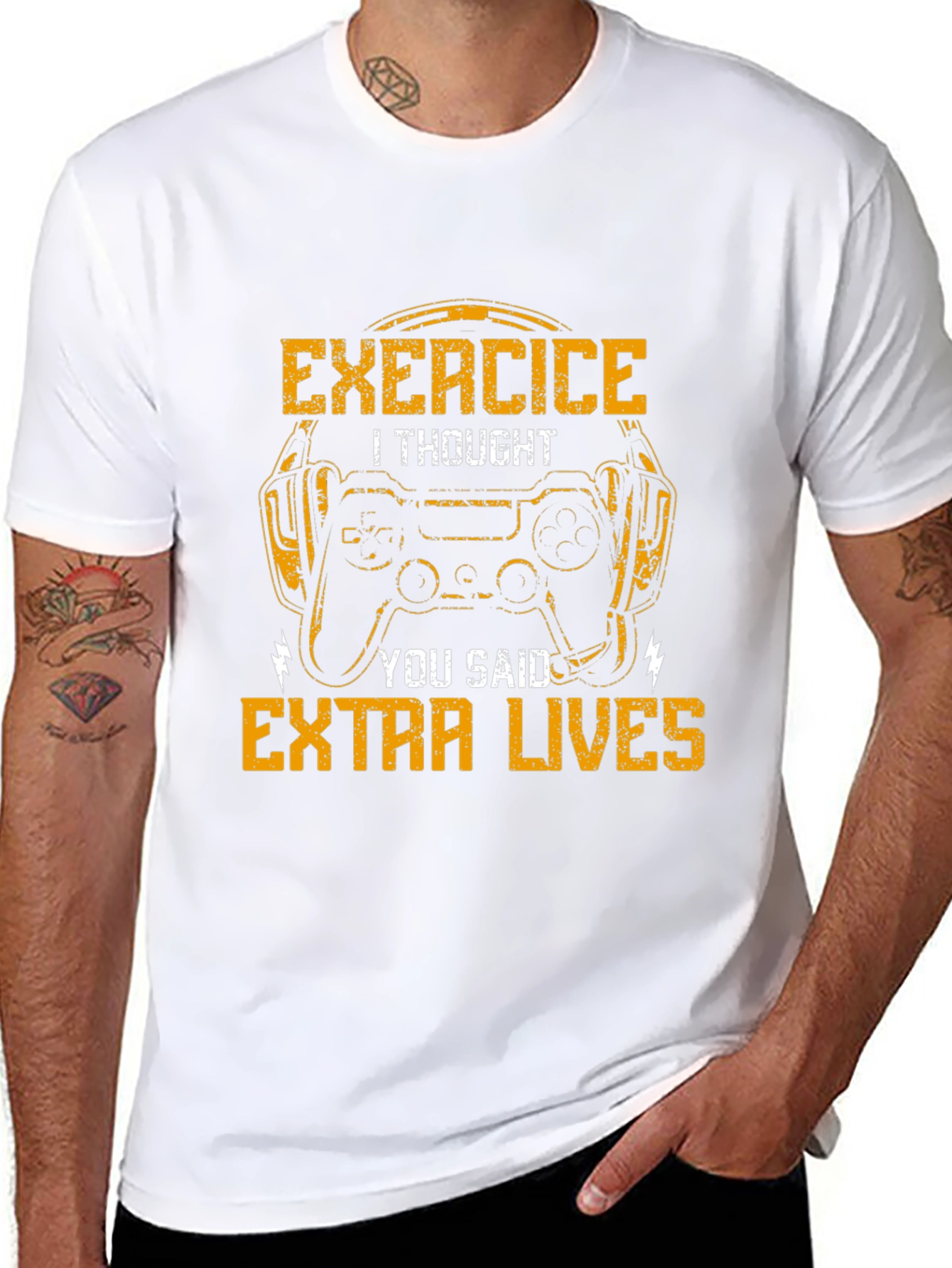 Exercise? I Thought You Said Extra Lives T-Shirt