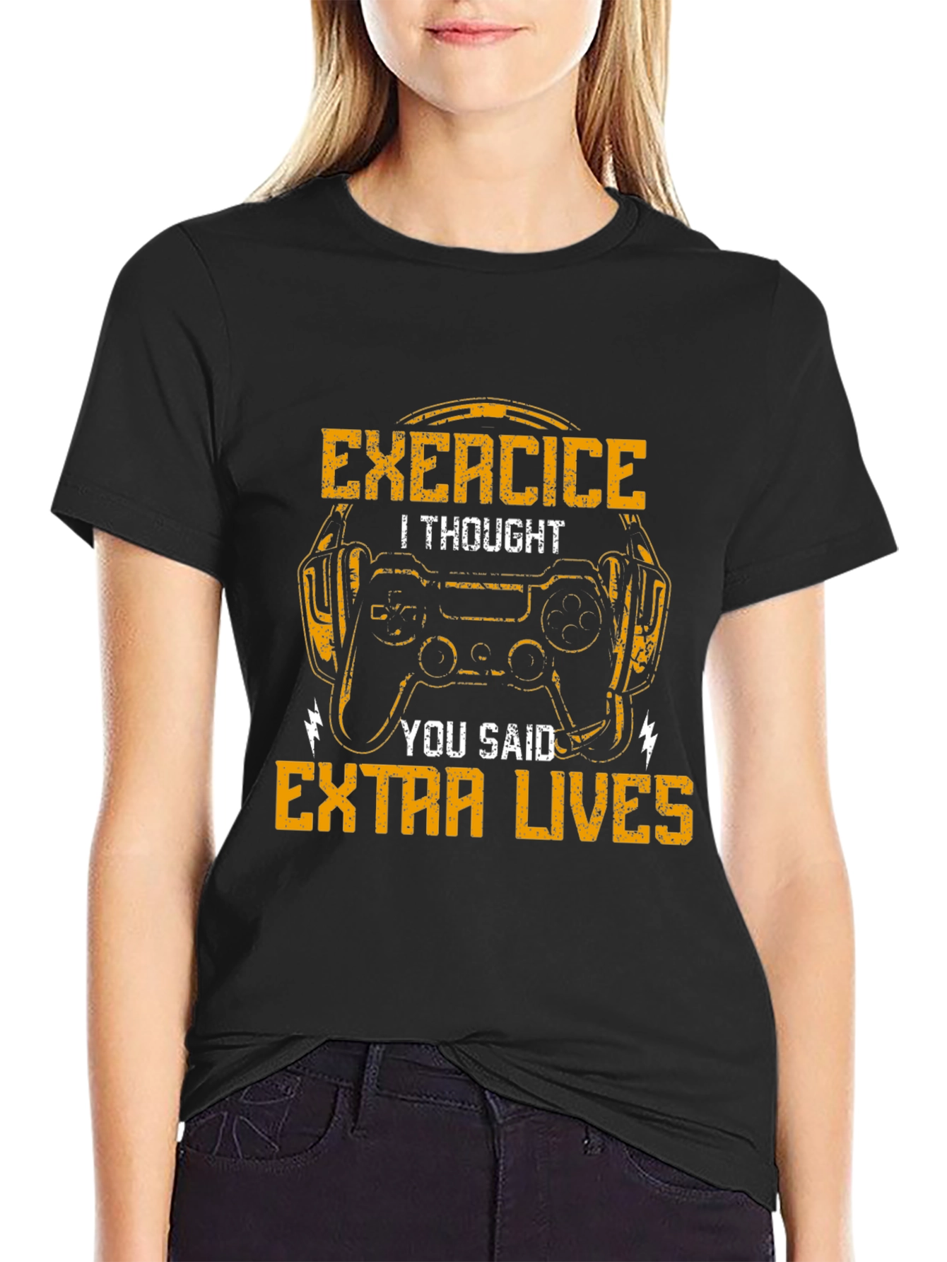 Exercise? I Thought You Said Extra Lives T-Shirt