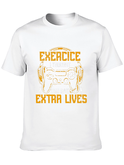 Exercise? I Thought You Said Extra Lives T-Shirt