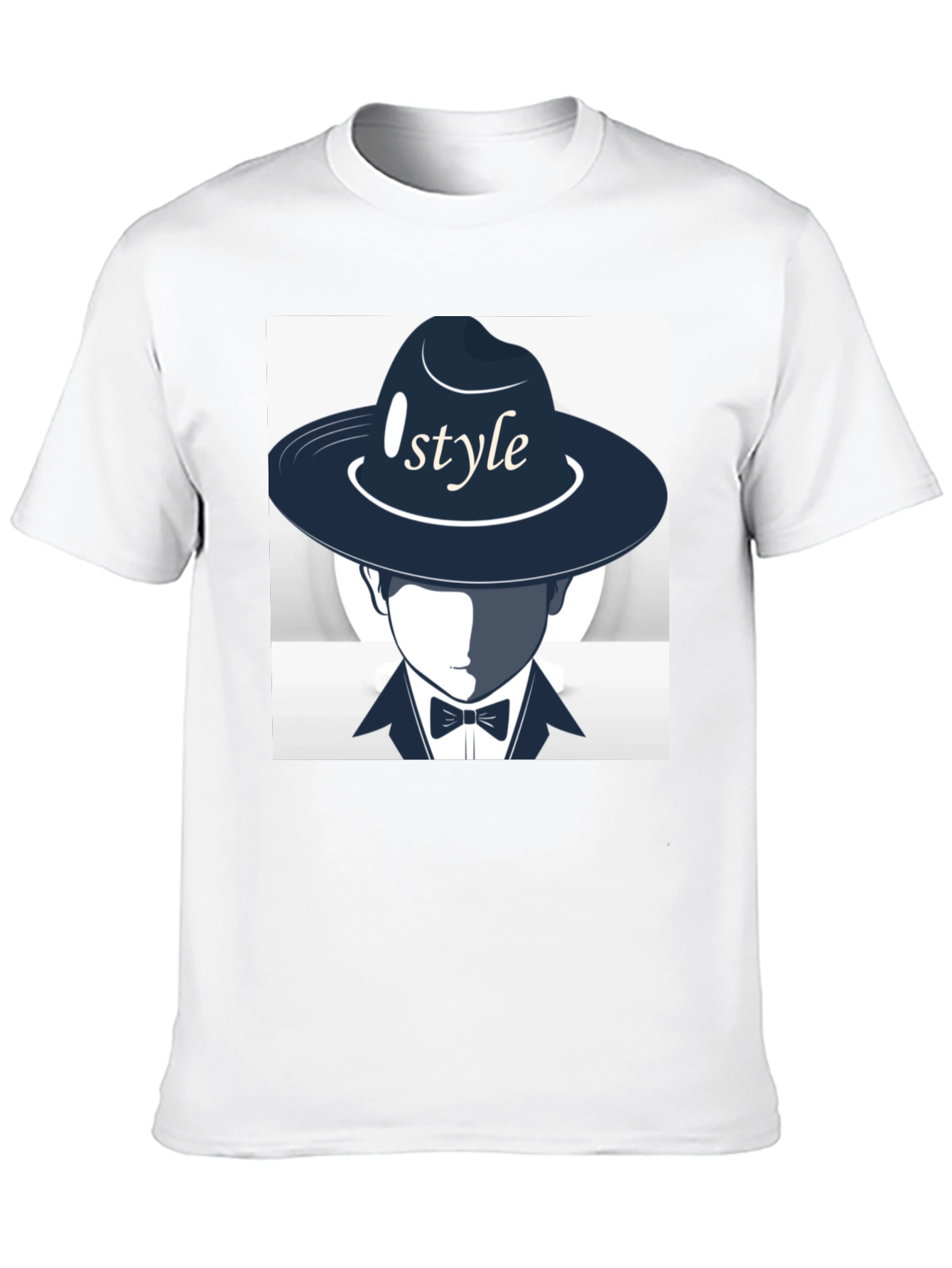 Stylish Style Graphic Print Black T-Shirt