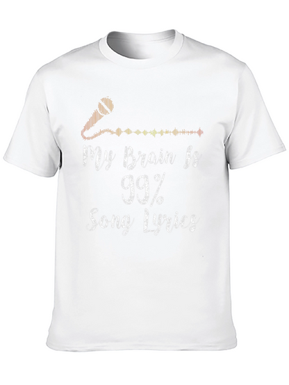 Song Lyrics T-Shirt - Music Lover Tee