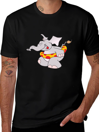 Elephant with Float T-Shirt