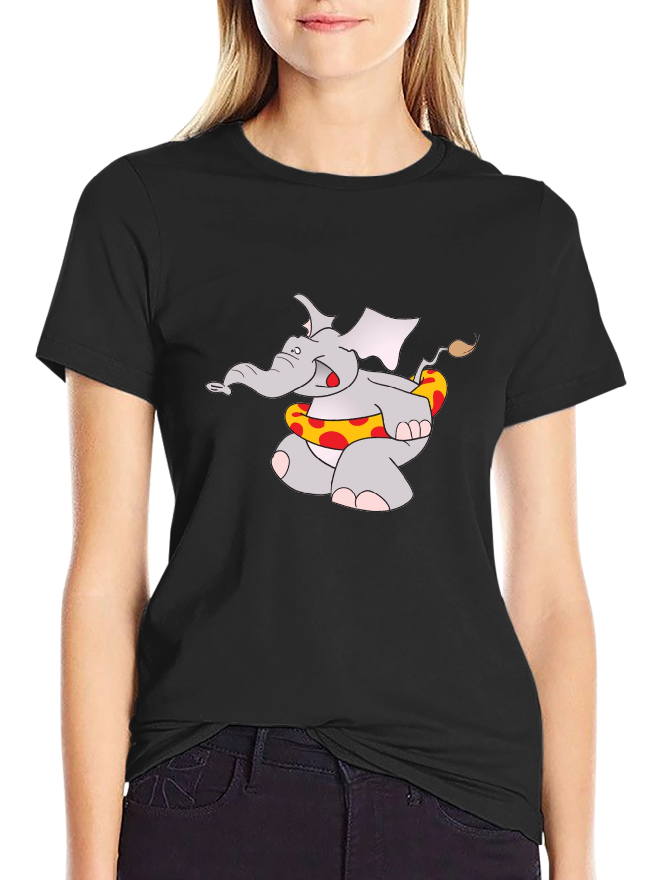 Elephant with Float T-Shirt