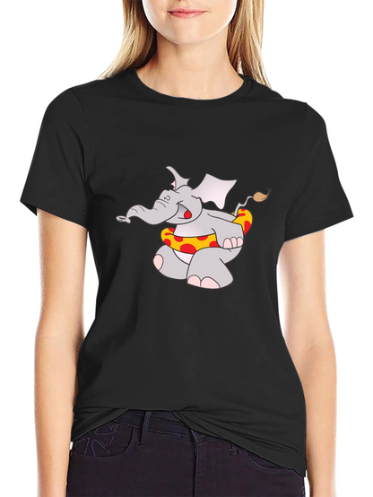 Elephant with Float T-Shirt