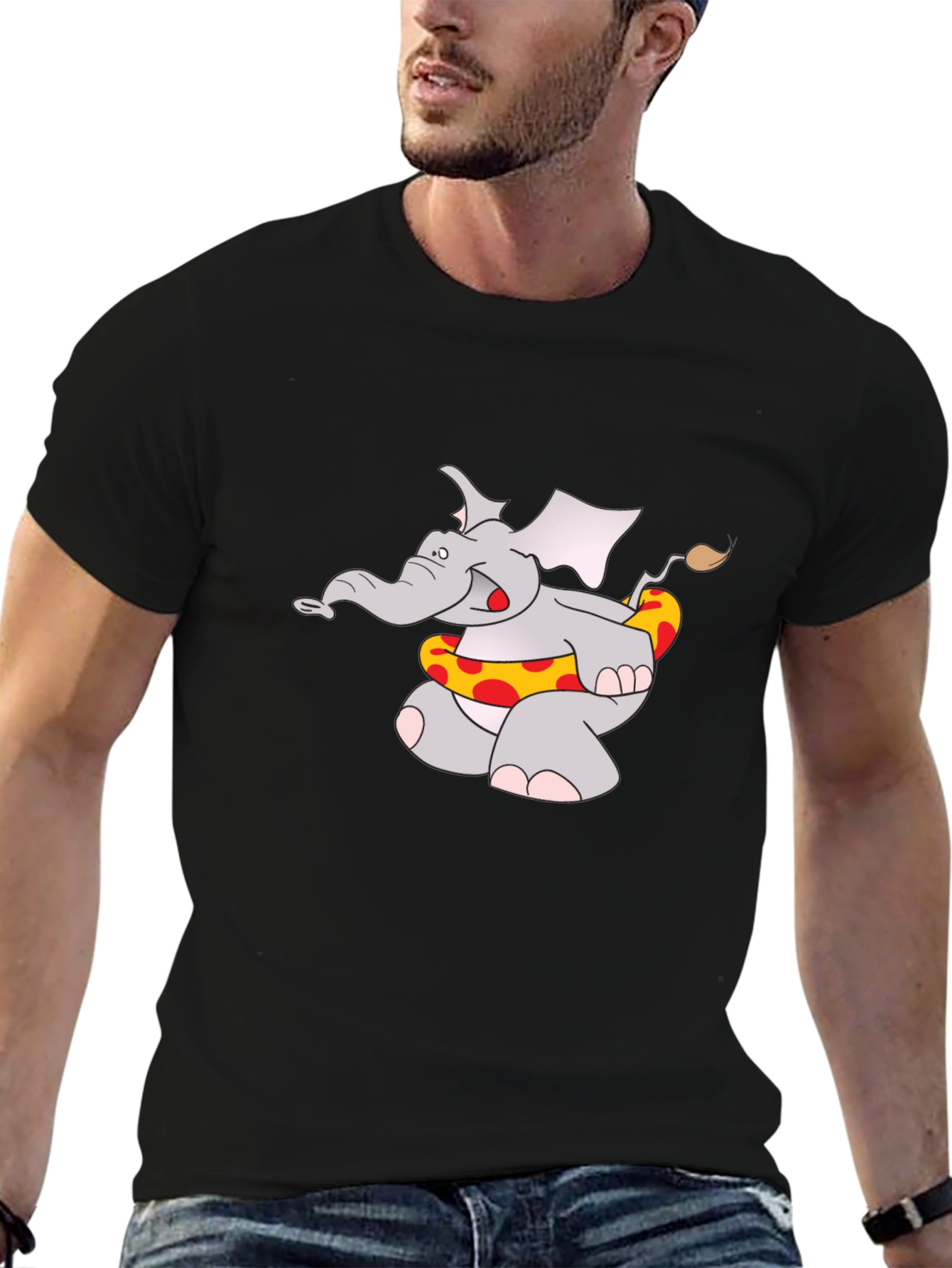 Elephant with Float T-Shirt