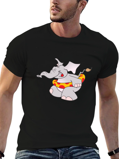 Elephant with Float T-Shirt