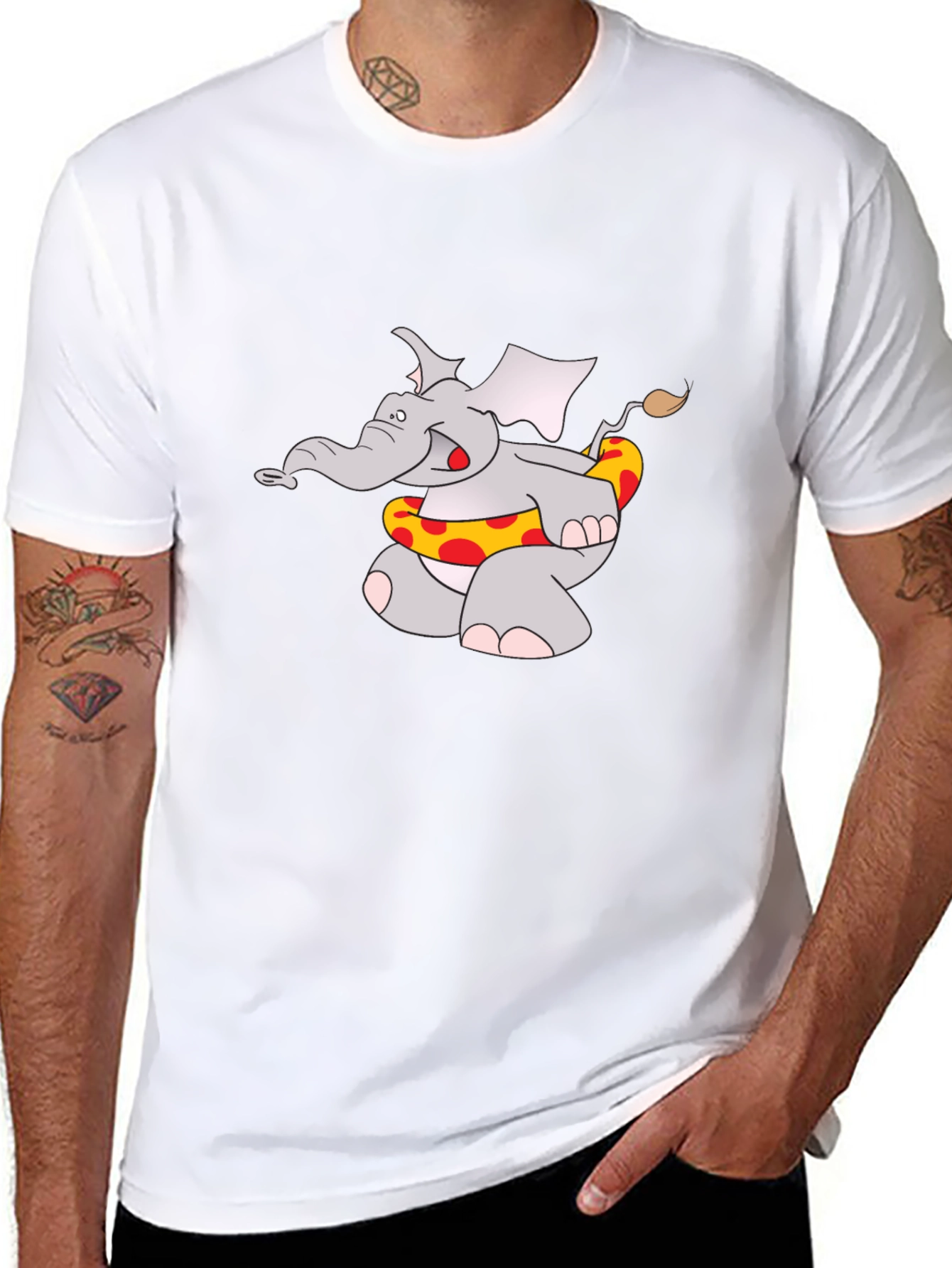 Elephant with Float T-Shirt