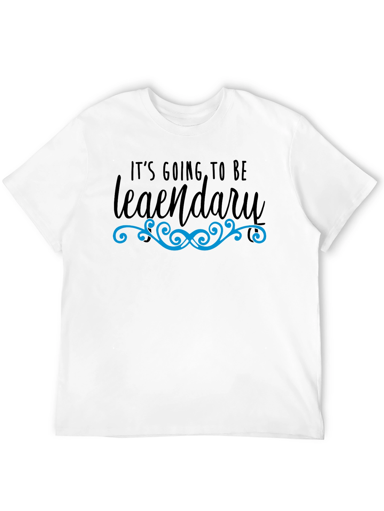 Legendary Graphic Tee - Black Cotton T-Shirt
