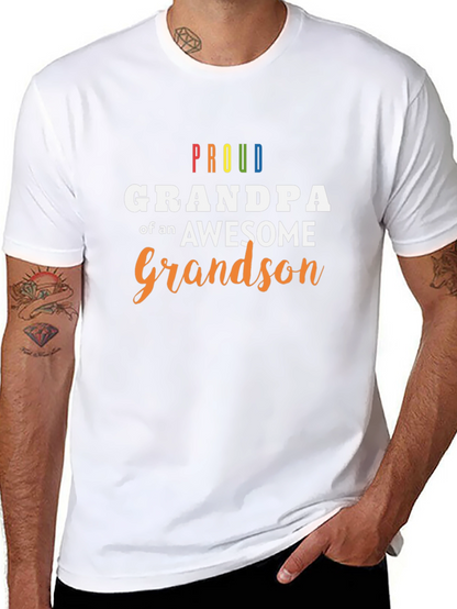 Proud Grandpa of an Awesome Grandson T-Shirt