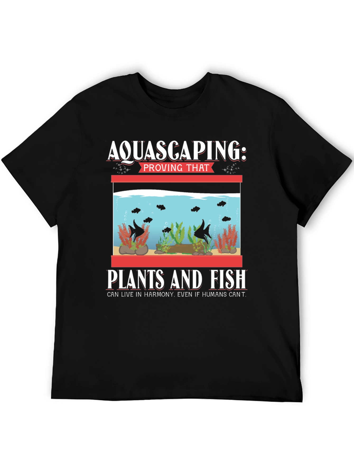 Aquascaping Fish & Plants Harmony T-Shirt
