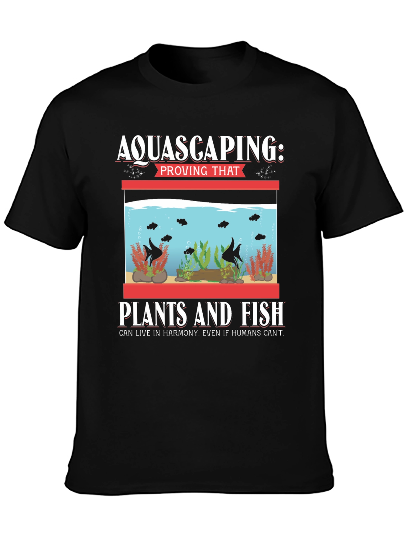 Aquascaping Fish & Plants Harmony T-Shirt