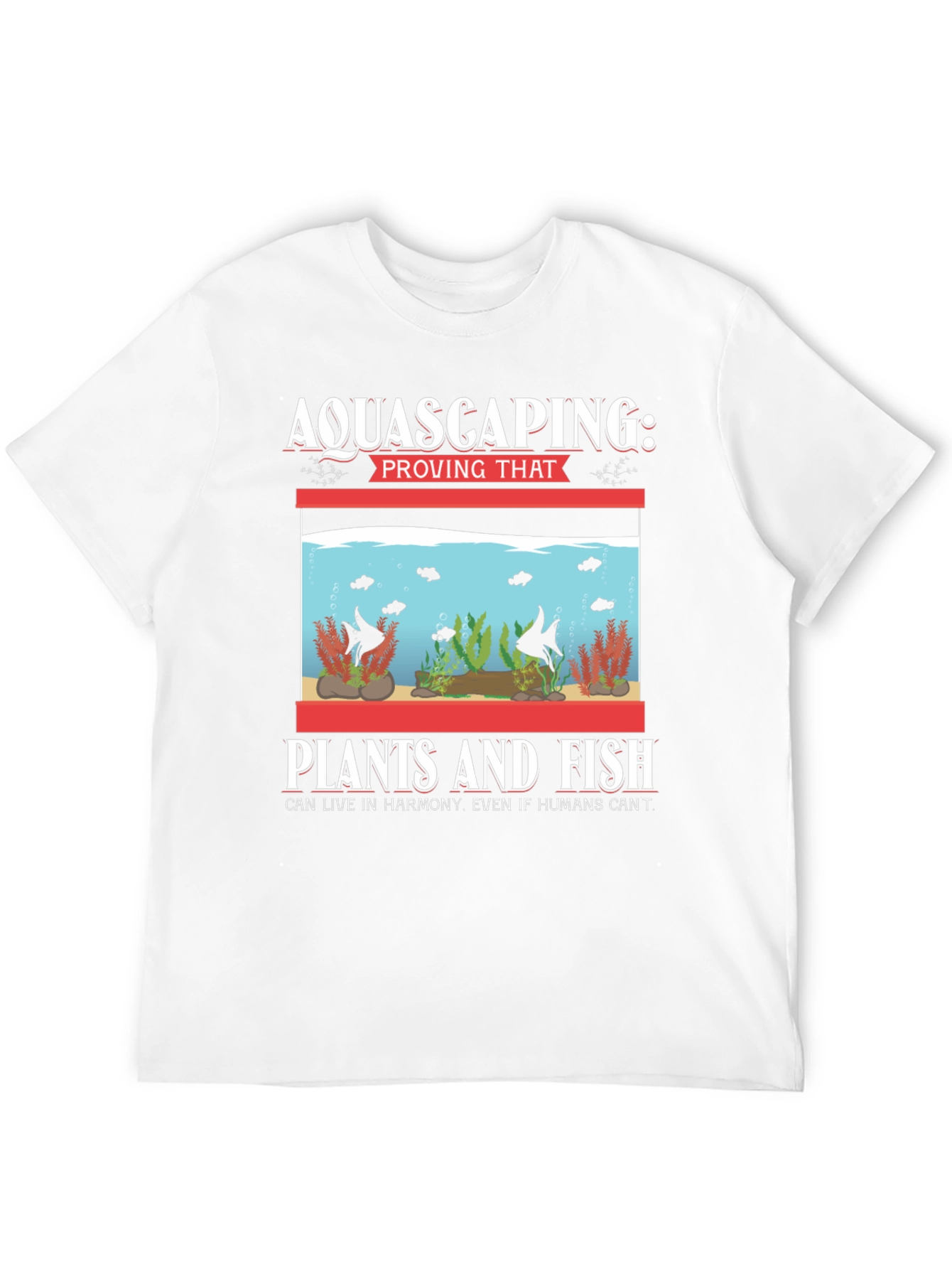 Aquascaping Fish & Plants Harmony T-Shirt