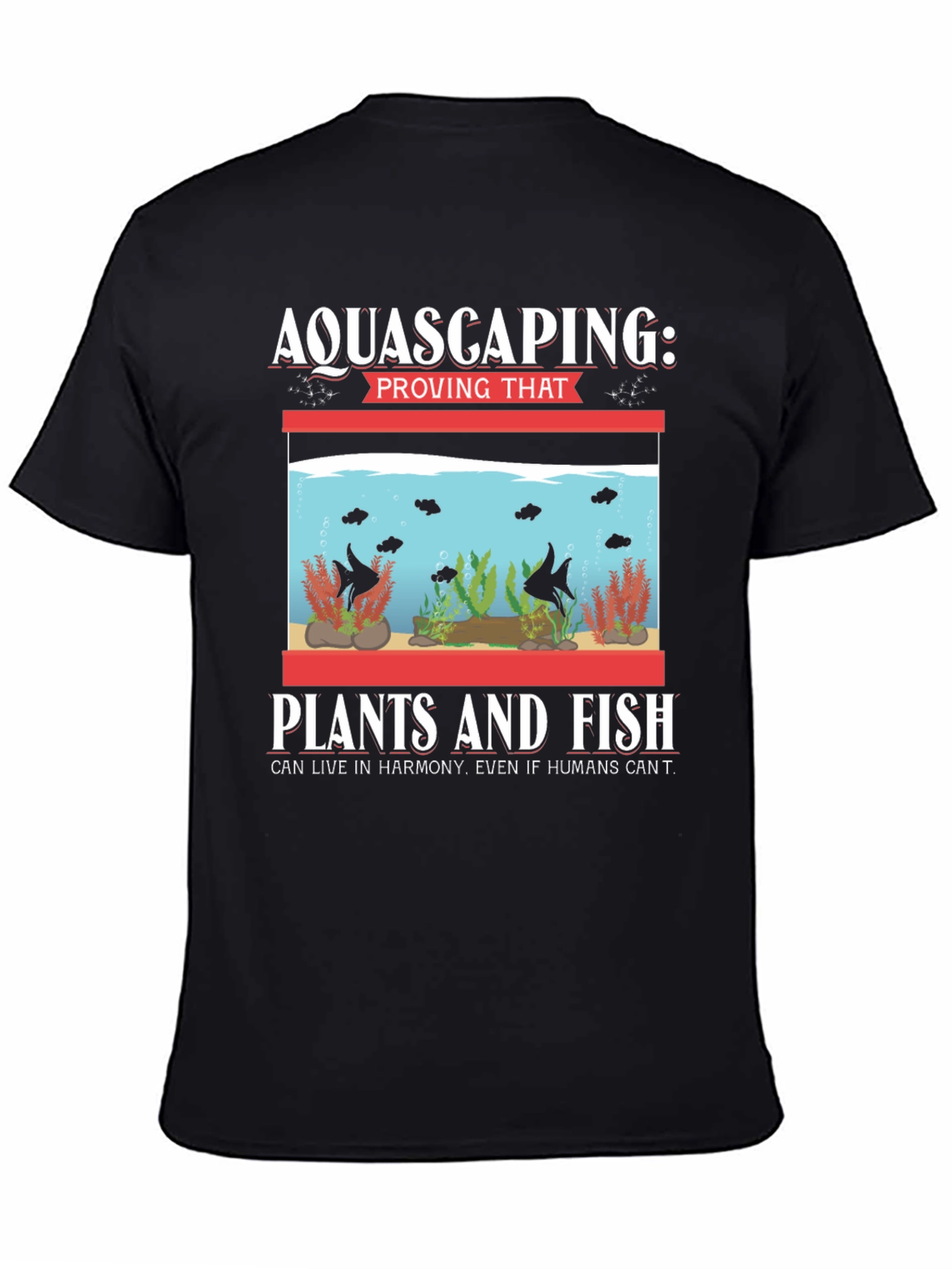 Aquascaping Fish & Plants Harmony T-Shirt