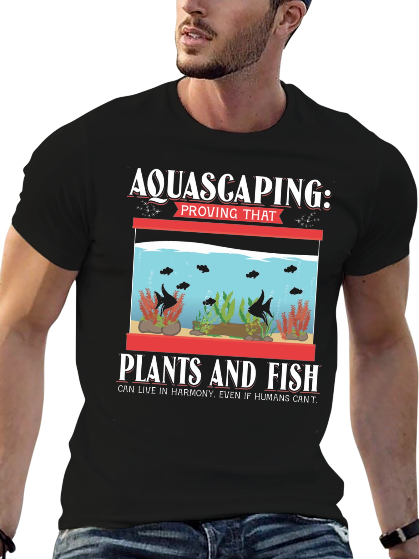 Aquascaping Fish & Plants Harmony T-Shirt