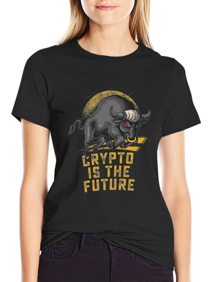 Crypto Bull T-Shirt - Future of Finance Tee