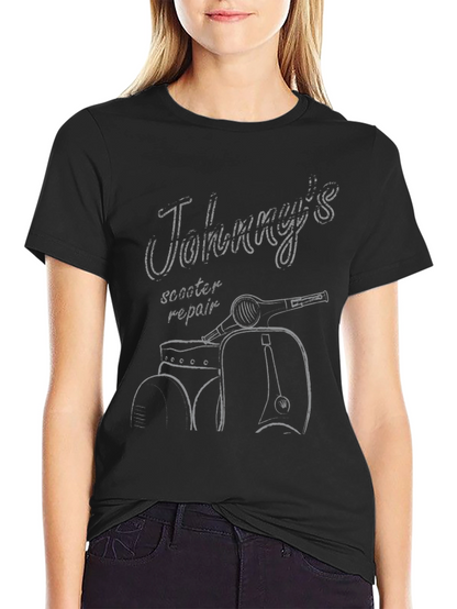 Johnnys Scooter Repair Graphic Tee