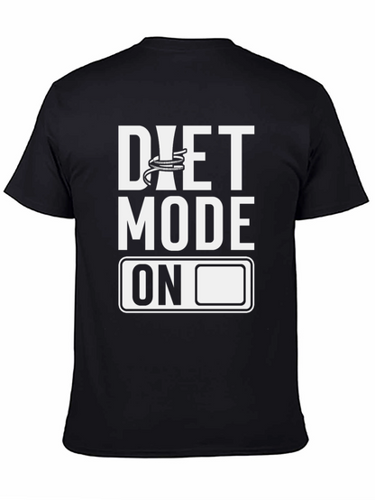 Diet Mode On Graphic Tee - Fitness Motivation Shirt