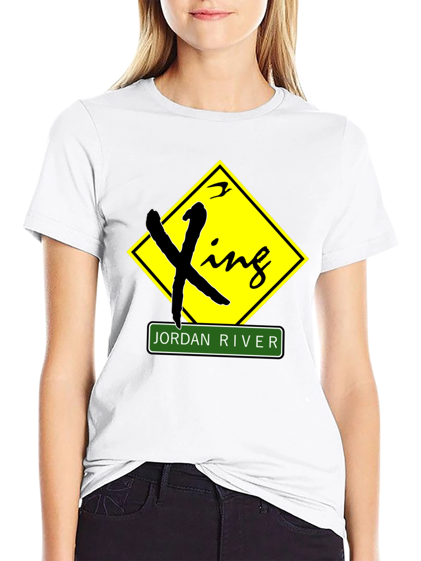 Jordan River Crossing Black T-Shirt