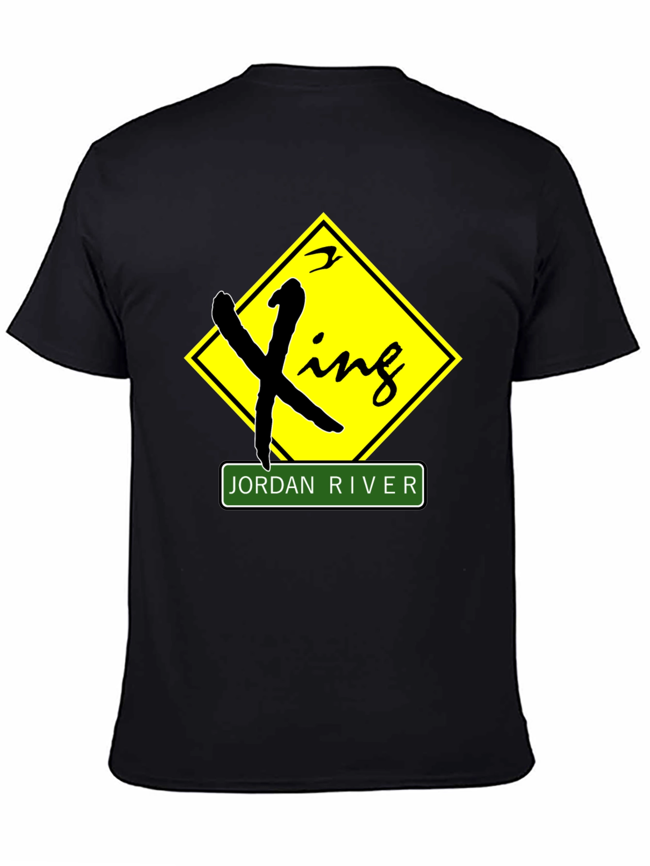 Jordan River Crossing Black T-Shirt