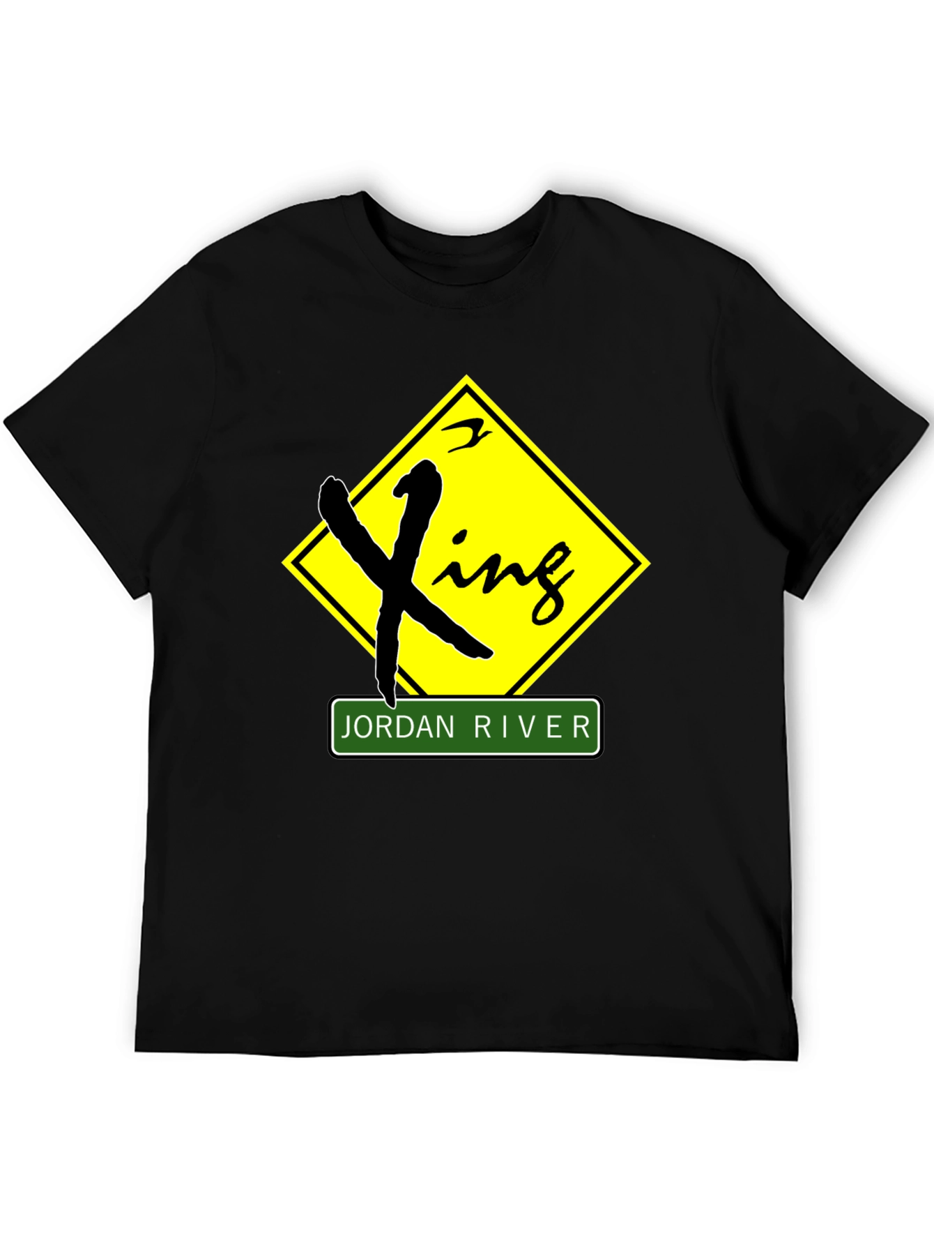 Jordan River Crossing Black T-Shirt