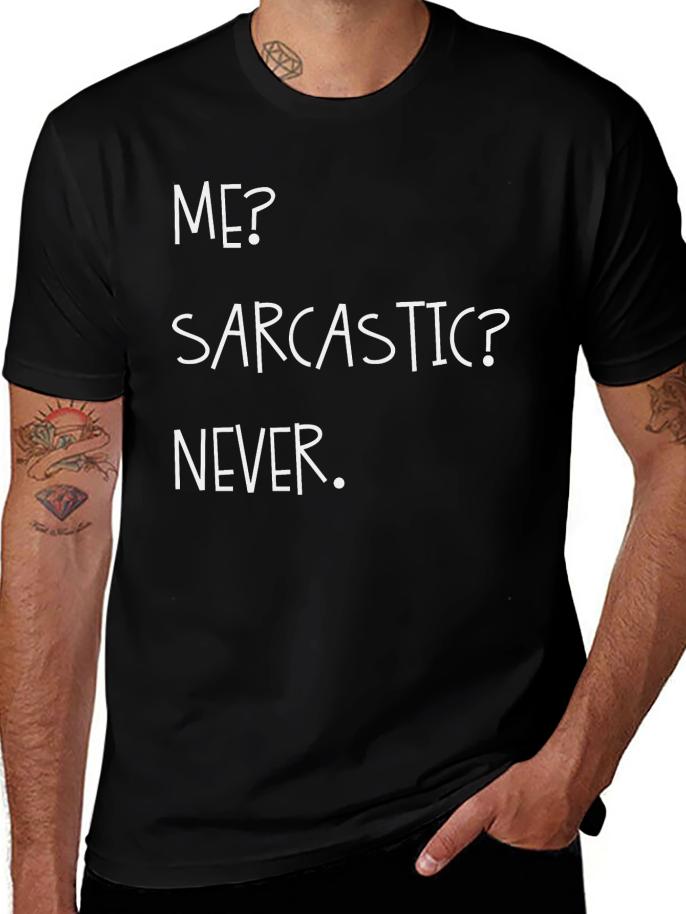 Funny Sarcastic Humor T-Shirt - Black