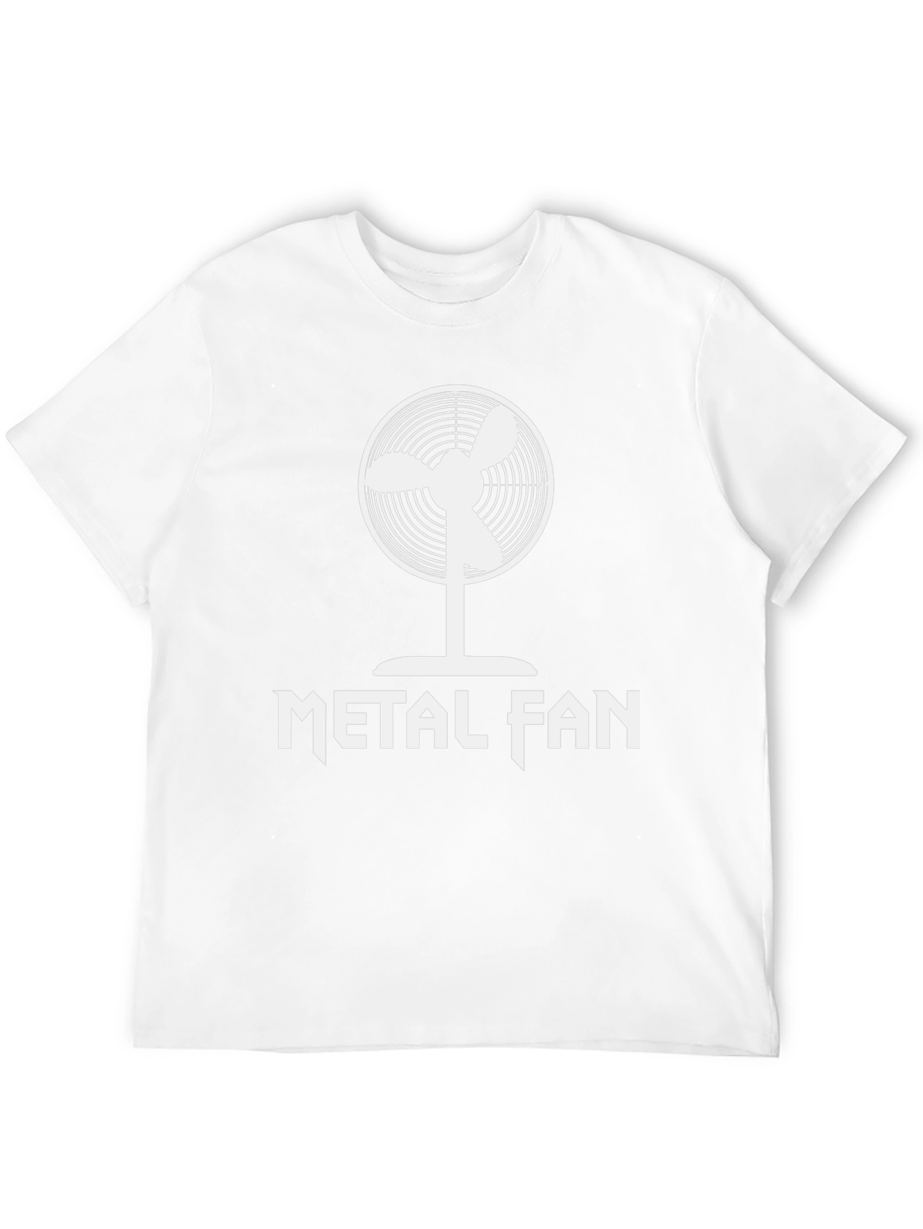 Metal Fan T-Shirt - Black Cotton Graphic Tee