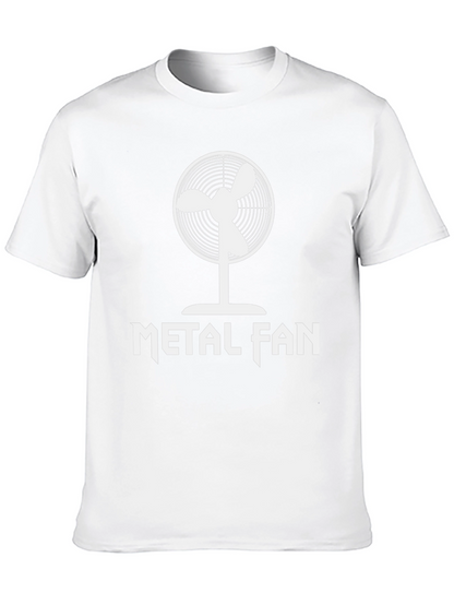 Metal Fan T-Shirt - Black Cotton Graphic Tee