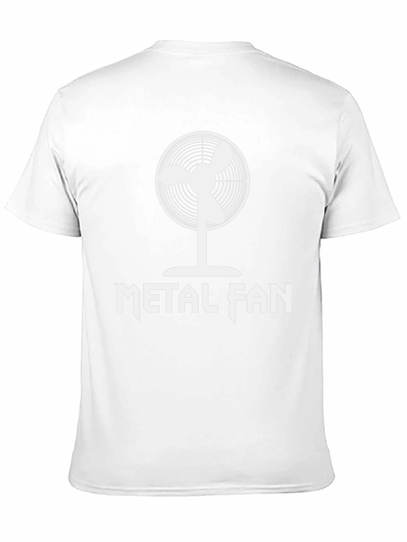 Metal Fan T-Shirt - Black Cotton Graphic Tee