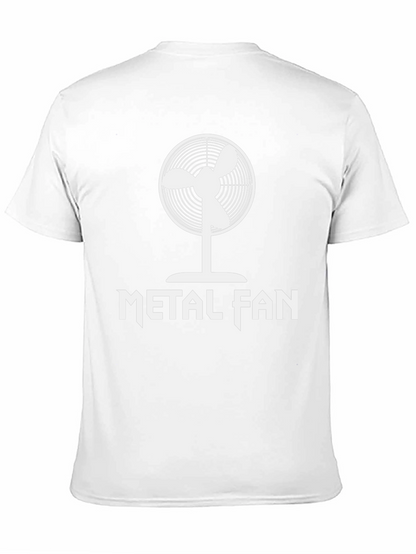 Metal Fan T-Shirt - Black Cotton Graphic Tee