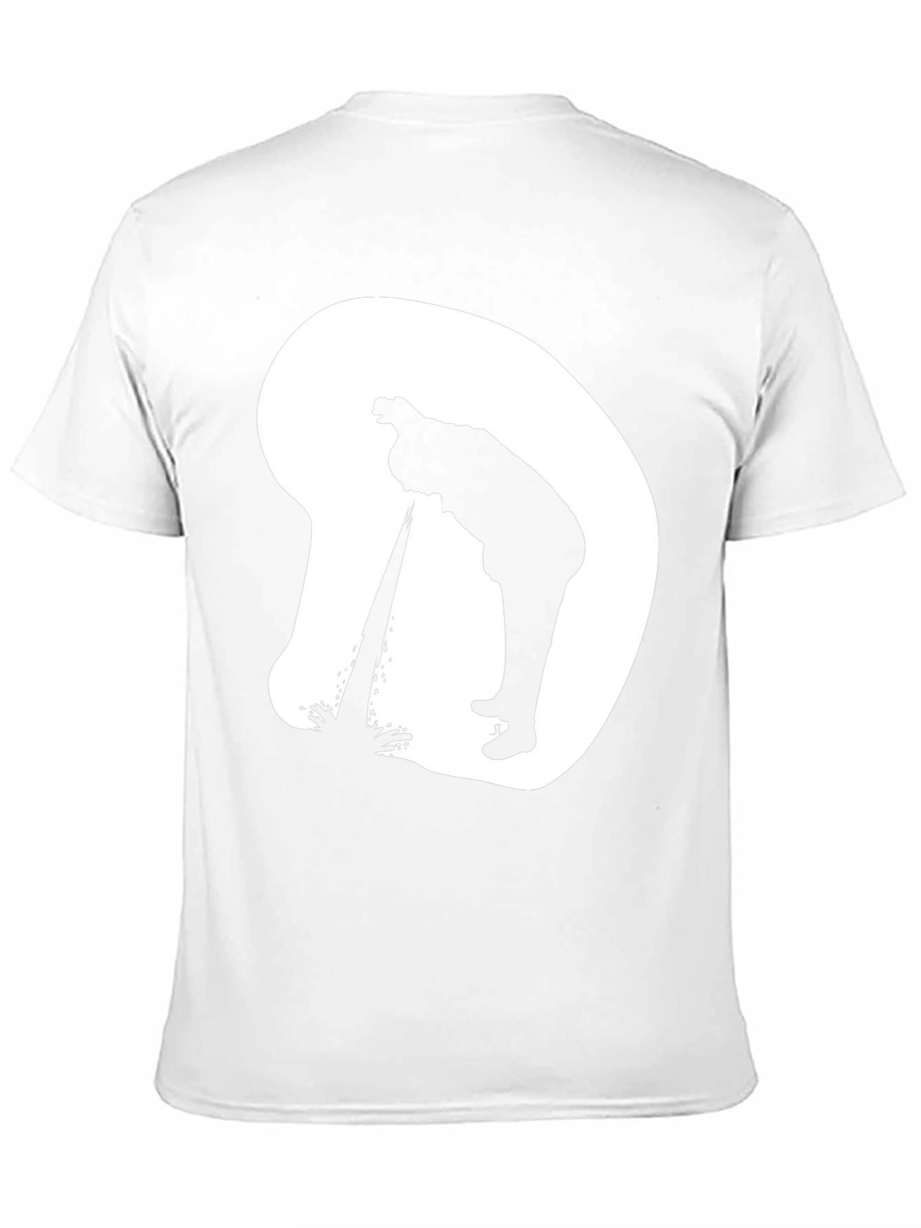 Silhouette Graphic T-Shirt - Casual Novelty Tee