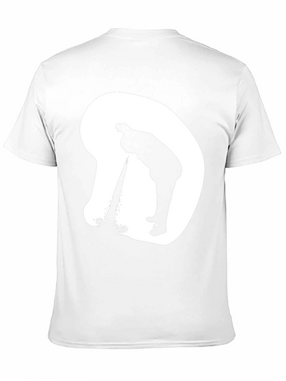 Silhouette Graphic T-Shirt - Casual Novelty Tee