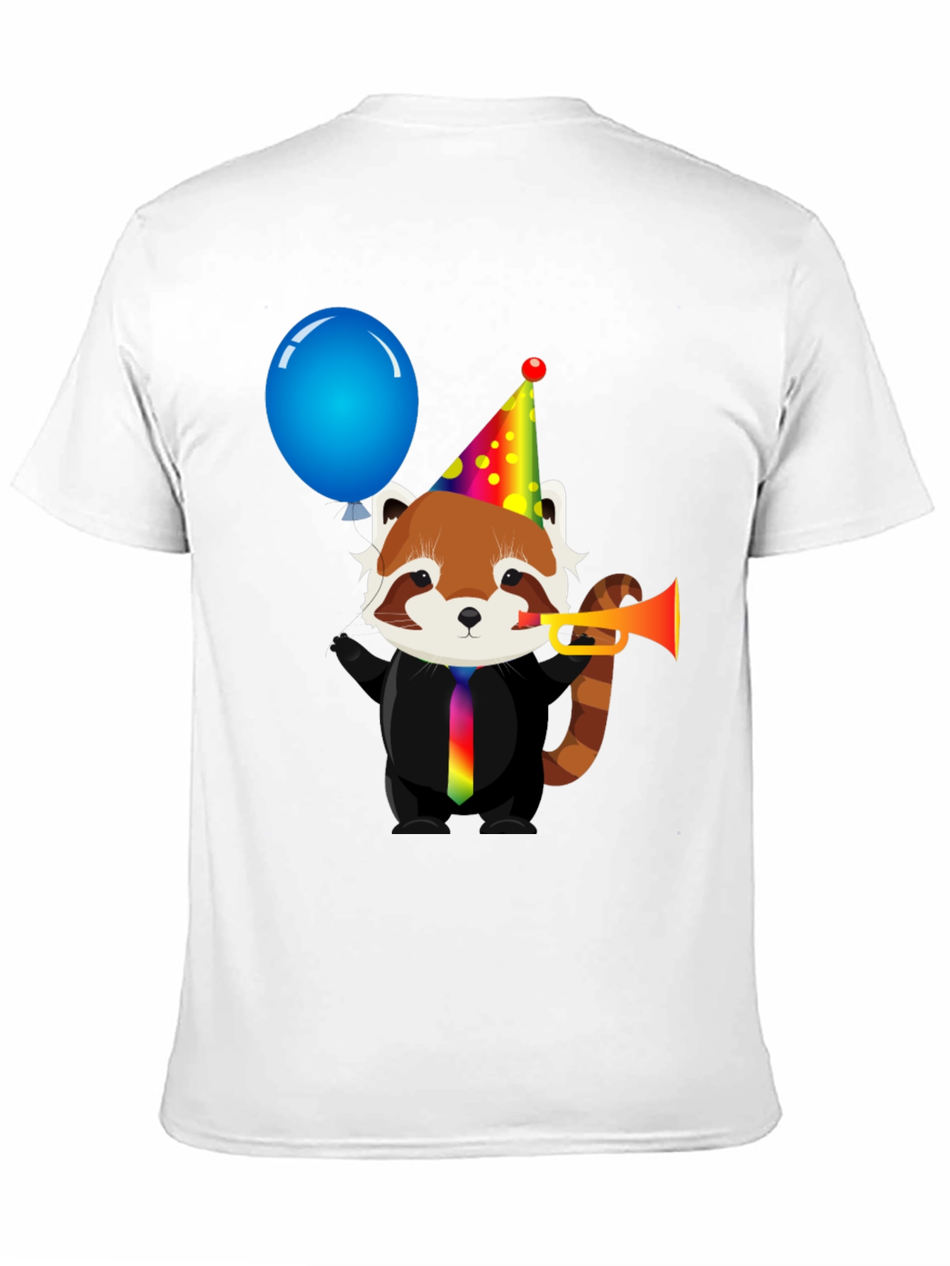 Party Red Panda T-Shirt - Fun & Unique Design