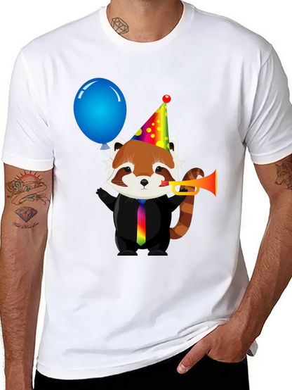 Party Red Panda T-Shirt - Fun & Unique Design