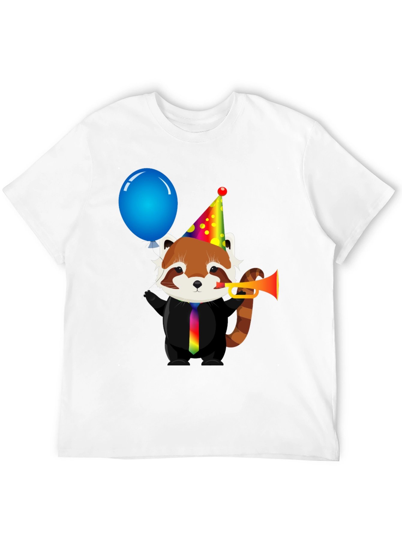 Party Red Panda T-Shirt - Fun & Unique Design