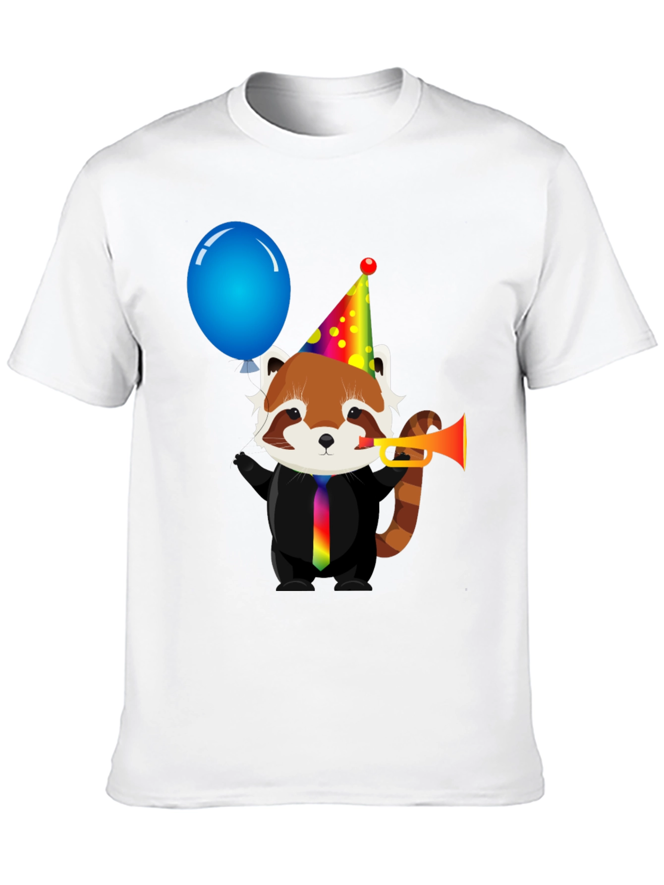 Party Red Panda T-Shirt - Fun & Unique Design