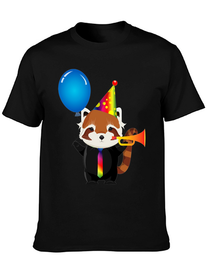 Party Red Panda T-Shirt - Fun & Unique Design