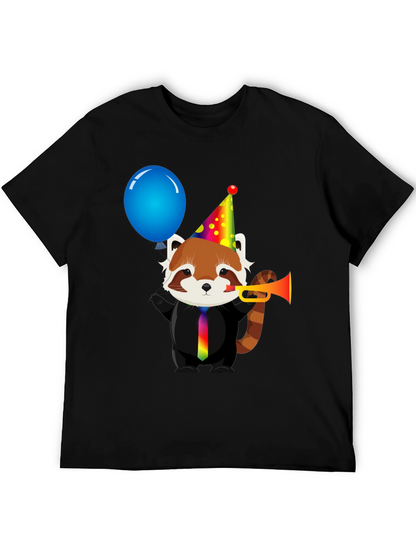 Party Red Panda T-Shirt - Fun & Unique Design