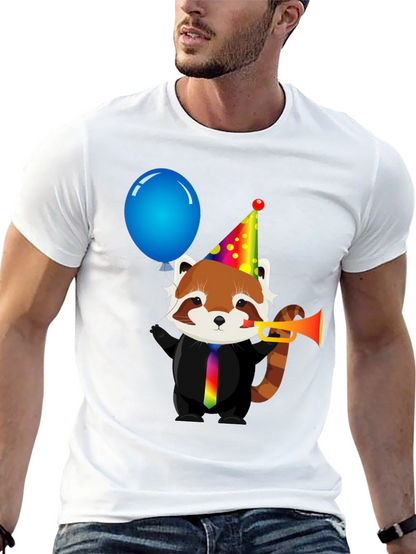 Party Red Panda T-Shirt - Fun & Unique Design