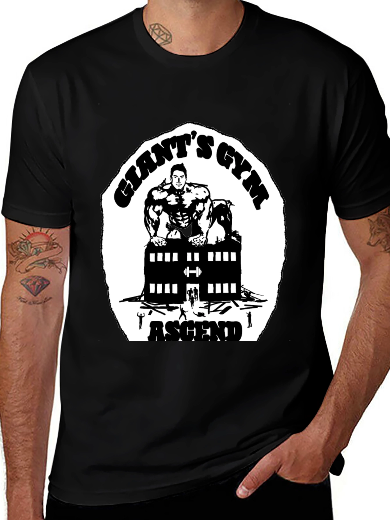 Giants Gym Ascend Black T-Shirt