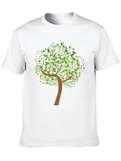 Nature Tree Graphic Black Tee