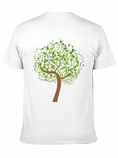 Nature Tree Graphic Black Tee