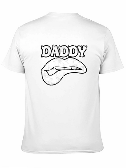 Daddy Lips Graphic T-Shirt - Black