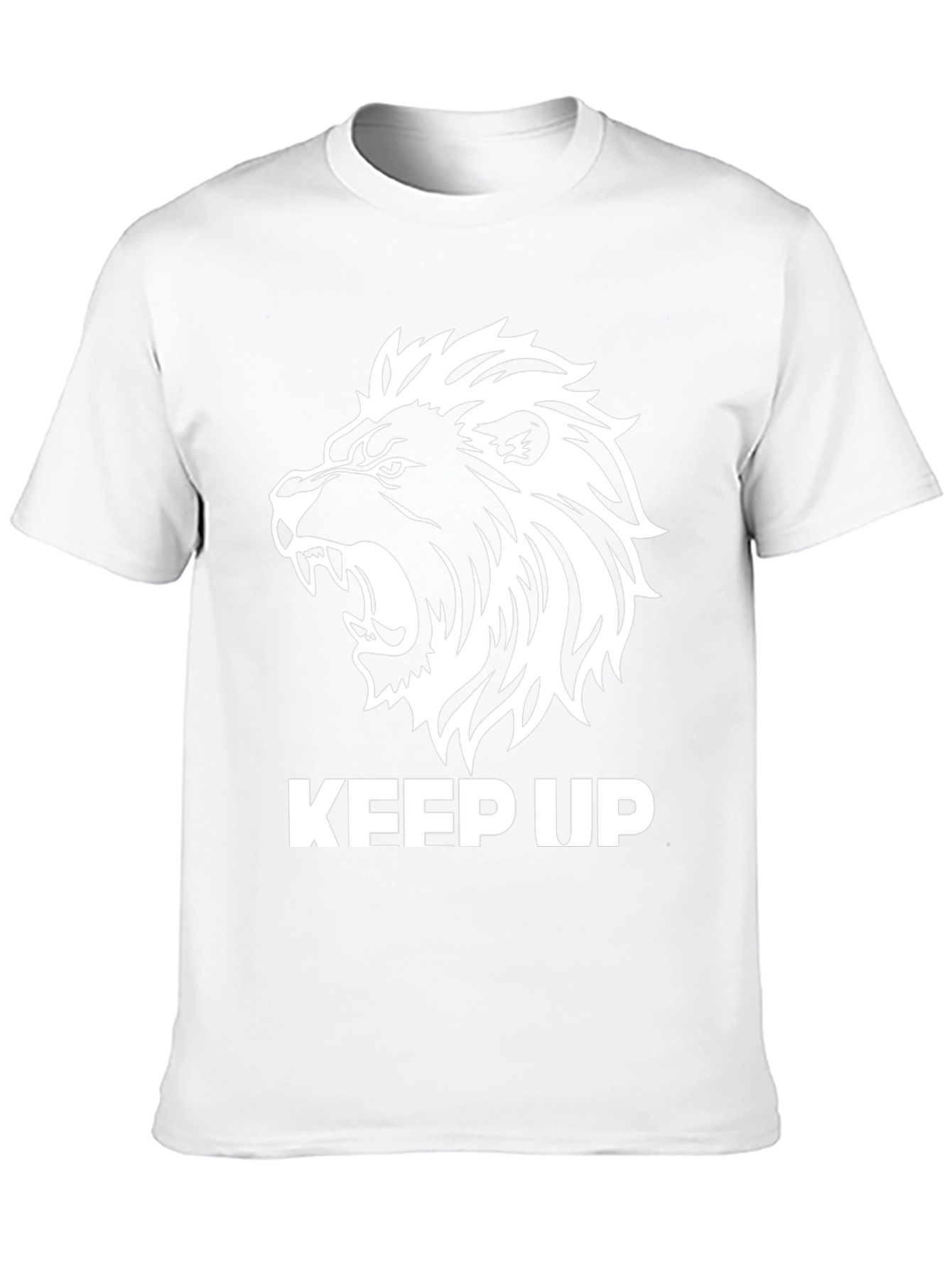Keep Up Lion Graphic Tee - Mens Black T-Shirt