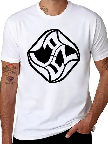Modern Graphic Tee - Stylish Black Design