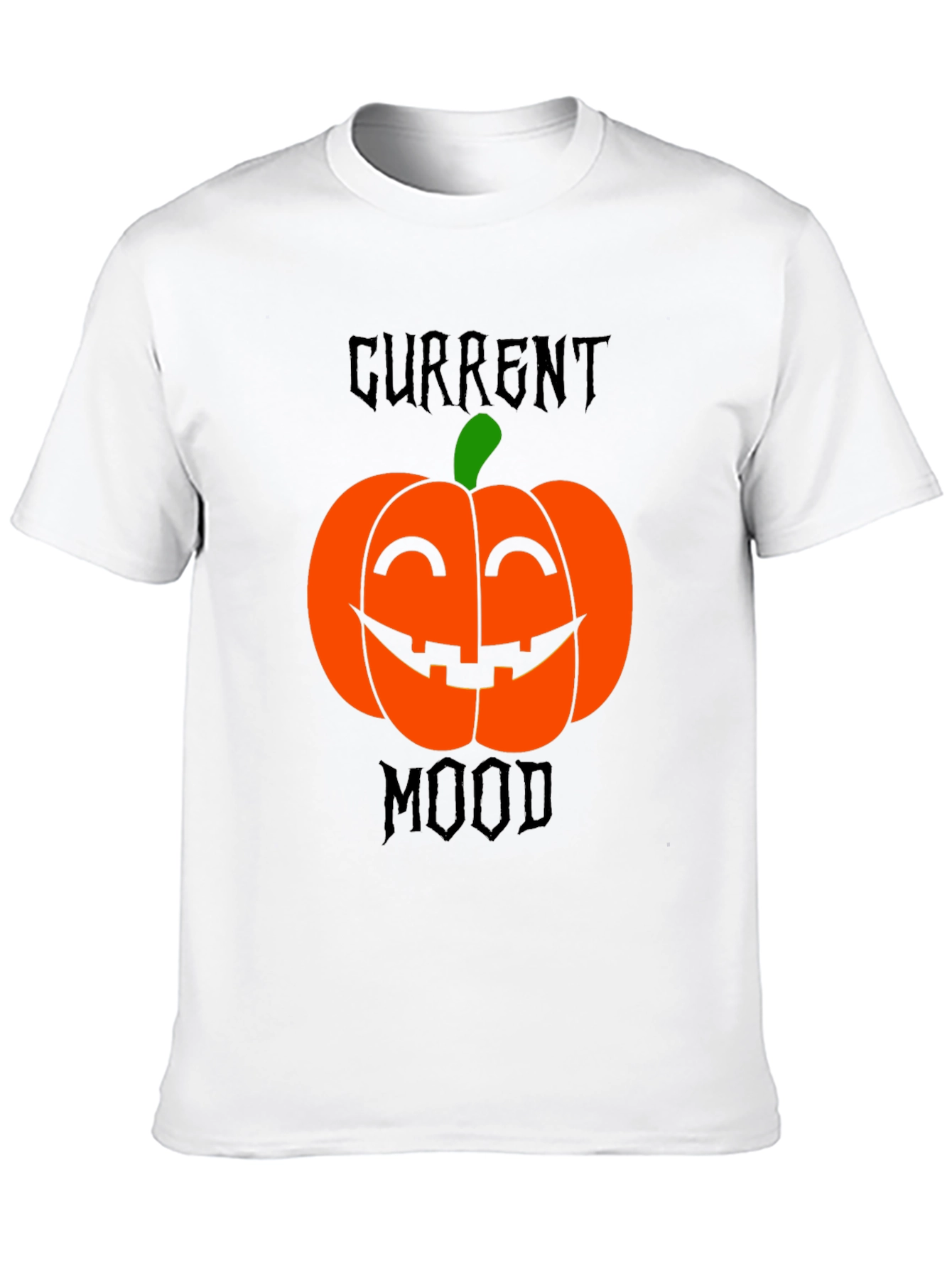Current Mood Pumpkin Halloween T-Shirt